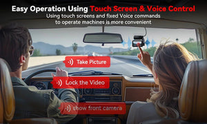 Redtiger A4 4K Dash Cam Front Rear Drive Recorder GPS 5G WiFi Night Vision - stepyours.com