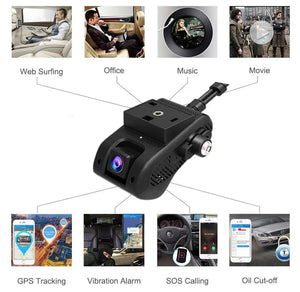 JIMIMAX 4G Dash Cam Front and Rear JC400A WIFI Hotspot GPS Live Stream App - stepyours.com