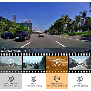WiFi Car Dash Cam 1080P 60fps Parking Monitor 24 Hour App Control - stepyours.com
