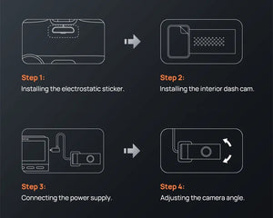 70mai Dash Cam Pro Plus A500S 1944P ADAS GPS 140FOV Front and Rear Cam - stepyours.com