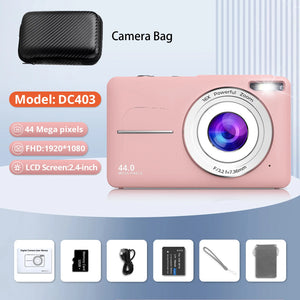 HD 1080P Kids Beginner Camera LCD 16X Zoom Compact Rechargeable - stepyours.com