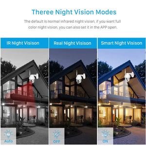 Abuntu YCC365 Plus PTZ WiFi Outdoor CCTV Camera 1080P Waterproof 4x Zoom - stepyours.com