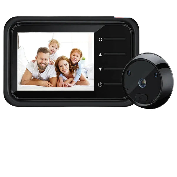 2.4Inch LCD Door Peephole Camera IR Night Vision Video Eye Door Bell Visual Doorbell Security Protection Camera by stepyours.com