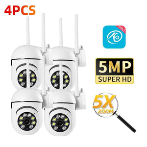 OKam Pro Indoor 8MP WiFi IP Camera - Smart Tracking And 355 Degree Pan - stepyours.com