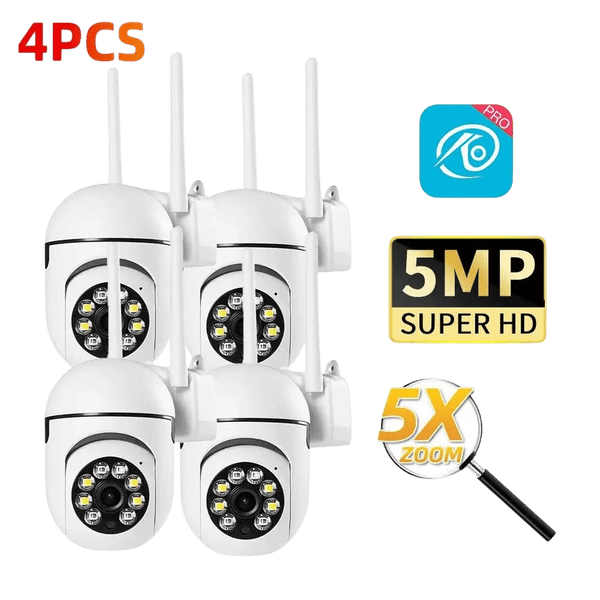 OKam Pro Indoor 8MP WiFi IP Camera - Smart Tracking And 355 Degree Pan - stepyours.com