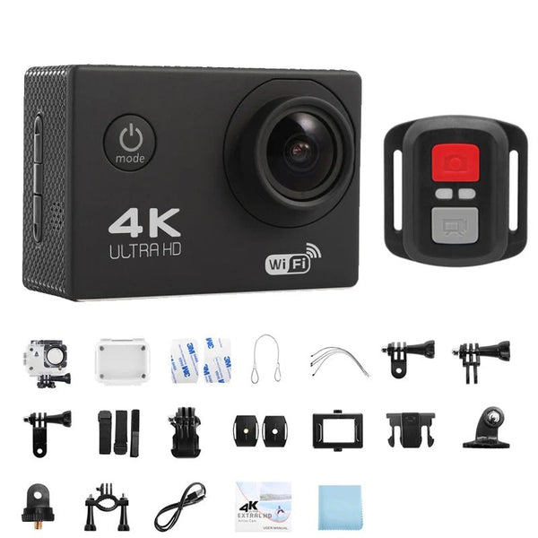 4K Action Camera WiFi Underwater Helmet Cam for Outdoor Sports - stepyours.com