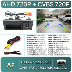 GreenYi 170 Degree 1080P AHD Rear View Camera VW Audi Parking - stepyours.com
