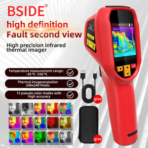BSIDE HX1 Handheld Thermal Imaging Camera - 240x240 IR For PCB, Auto, Pipelines - stepyours.com