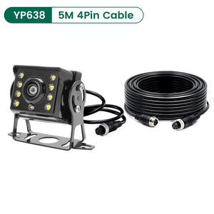 GreenYi AHD 1920x1080P Fisheye Wide Angle Car Rear View Camera For Bus Truck - stepyours.com