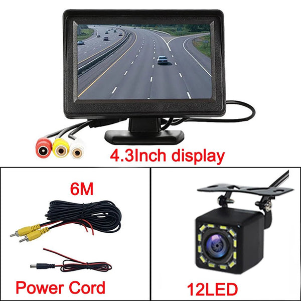 4.3 Inch Rear View Camera Monitor for Car Parking and Reversing System - stepyours.com