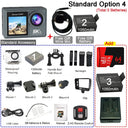 HUAFANT M4R Action Camera 5K 4K60FPS Waterproof 30m IPS Touch LCD 5X Zoom - stepyours.com