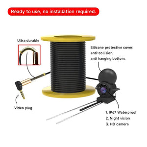 Dodosee 220 Degree Underwater Fishing Camera 1080P Night Vision LCD Fish Finder - stepyours.com