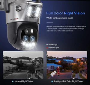 LS Vision Dual Screen Solar Camera 4G WiFi Outdoor Security 10X Zoom IP66 - stepyours.com