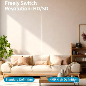 WIFI Tuya Indoor 5MP Camera - 360 Degree PTZ With 4x Zoom And Two Way Audio - stepyours.com