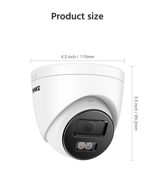 ANNKE 12MP IP67 Dual Light PoE Camera With Color Night Vision And Microphone - stepyours.com