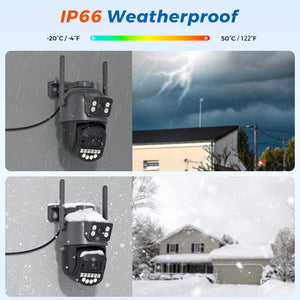 BESDER 5K 10MP WiFi PTZ Outdoor AI Human Detection CCTV Camera 4K IP66 - stepyours.com