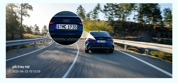 Pictrey M2 2K Dash Cam 330 Degree Rotatable Car DVR Night Vision Voice Control - stepyours.com