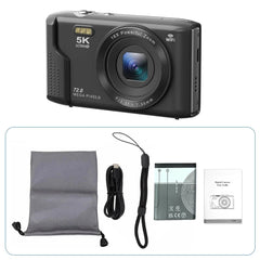 Ourlife 5K 72MP Compact Digital Camera With Two Point Eight Inch LCD 16X Zoom - stepyours.com
