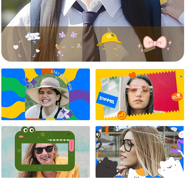 Joytrip Kids Color Instant Print Camera No Ink Thermal Paper HD Video Gift - stepyours.com