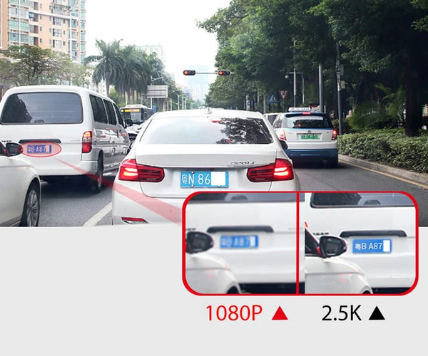 ACCEO Car DVR 10 Inch Rear View Mirror Dash Cam With WiFi 2K Front 1080P Rear - stepyours.com