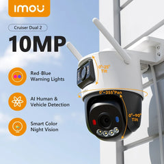 IMOU Ranger 4MP Bullet Lite Indoor Outdoor Security Camera AI Detection - stepyours.com