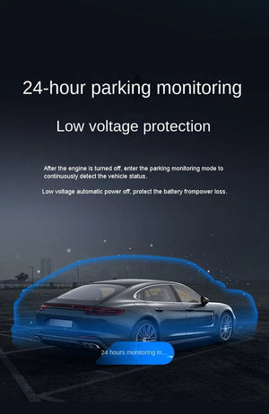 4K Quad Camera Hidden Dash Cam With App Night Vision Motion Detection Parking - stepyours.com