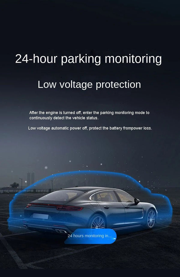 4K Quad Camera Hidden Dash Cam With App Night Vision Motion Detection Parking - stepyours.com