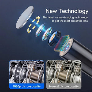 Industrial Endoscope Camera 4.3 Dual Lens 1080P - IP67 Waterproof Borescope - stepyours.com