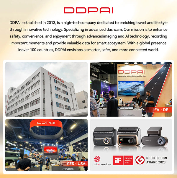 DDPAI Z40 Dash Cam Car Camera Sony IMX335 1944P GPS WiFi 360 Rotation - stepyours.com
