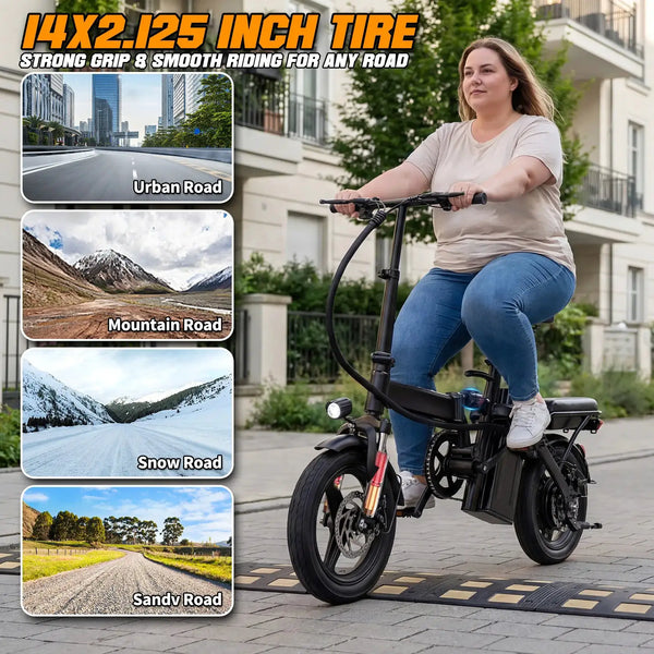 Smooth Ride Folding Electric Bike — product view 5