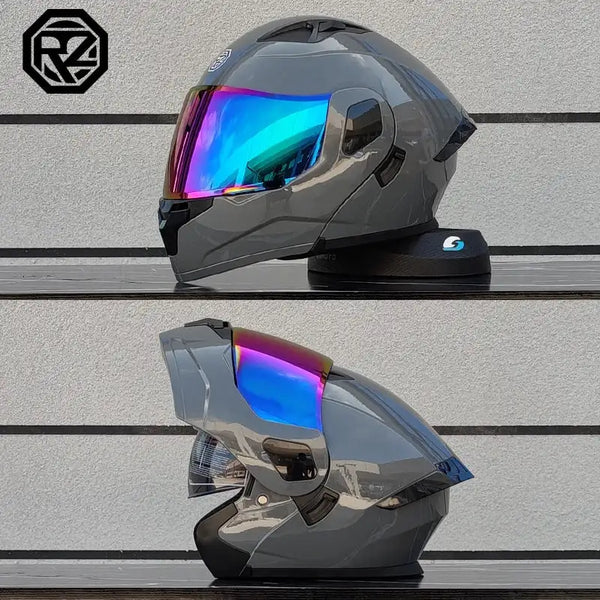 Modular Flip Up Motorcycle Helmet — product view 7