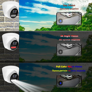 4K PoE Dome IP Camera Indoor Security With Color Night Vision 8MP ONVIF NVR - stepyours.com