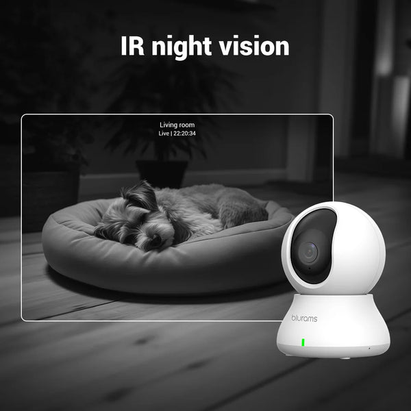 2.4G WiFi Indoor Camera - 2K 360 Degree PTZ With Night Vision And Two Way Talk - stepyours.com