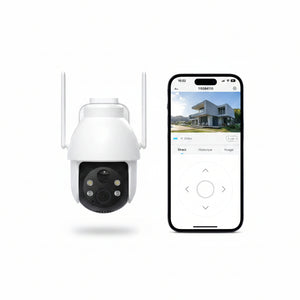 IeGeek 2K 3MP 360 PTZ Solar Outdoor Surveillance Camera With PIR Motion Sensor - stepyours.com