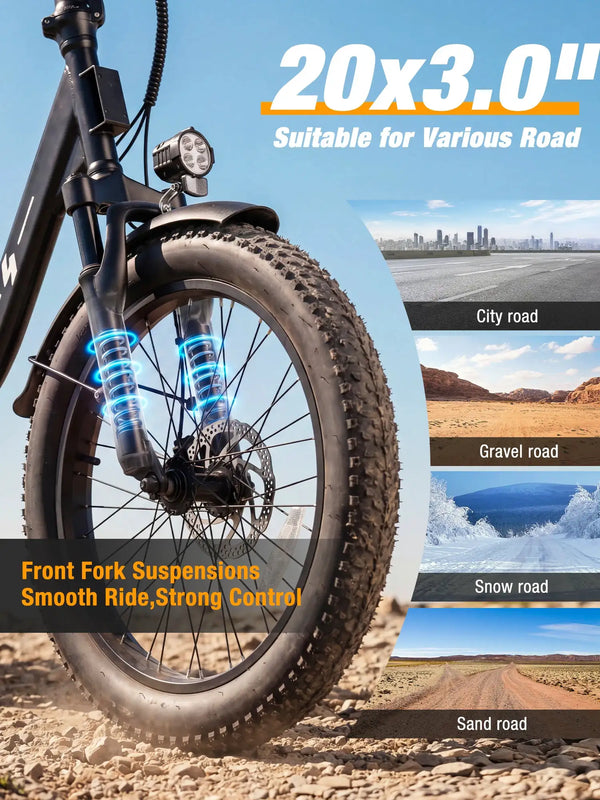 Hopepeak - Heavy Duty Fat Bike — product view 4