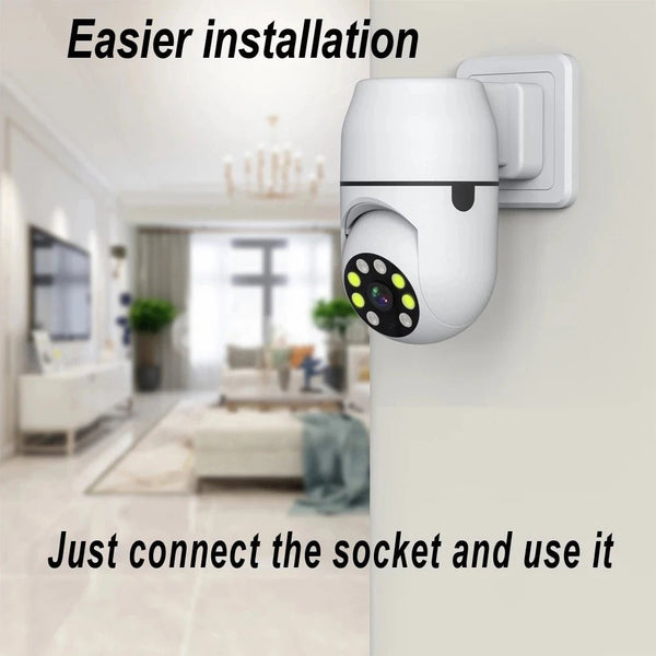 Tuya PTZ IP Camera - Auto Tracking And Color Night Vision Security Add Hooks - stepyours.com