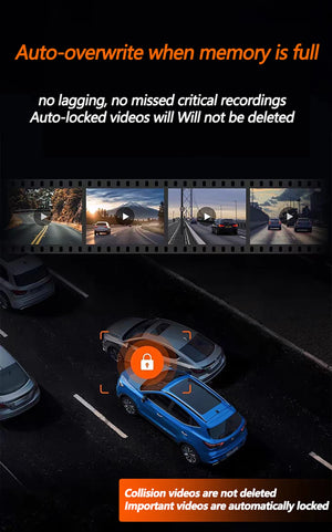 4 Channel WiFi Dash Cam DVR For Cars Front And Rear Interior 360 Parking 24h - stepyours.com