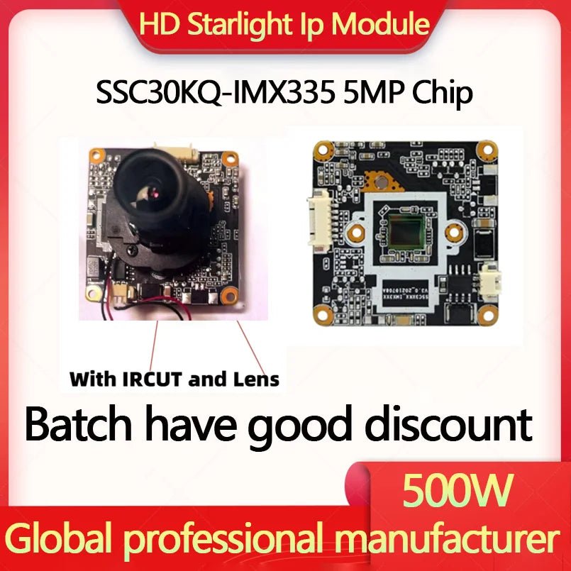 5MP IMX335 OpenIPC CCTV Camera Module 30FPS H265 Dome Board - stepyours.com