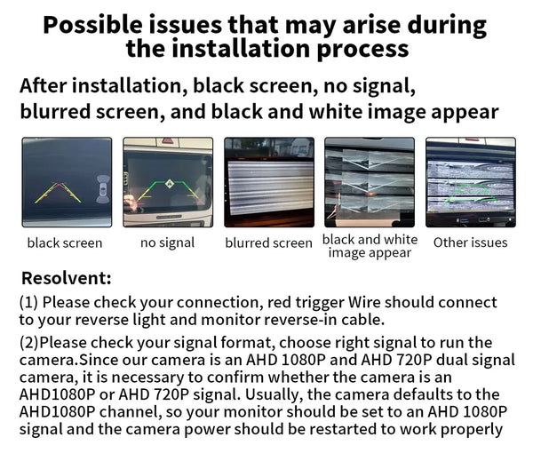 AHD 1080P Waterproof BMW Rear View Camera For E60 E39 E90 E82 X1 X5 X6 - stepyours.com