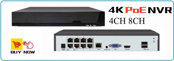 XM 5MP AI IP Camera PoE CCTV Outdoor Security Waterproof NVR System Xmeyepro - stepyours.com