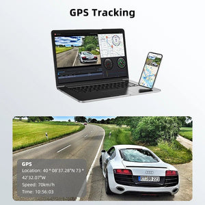 Acceo Dash Cam 4K Front And 1080P Rear Dual Lens With GPS WiFi Night Vision - stepyours.com