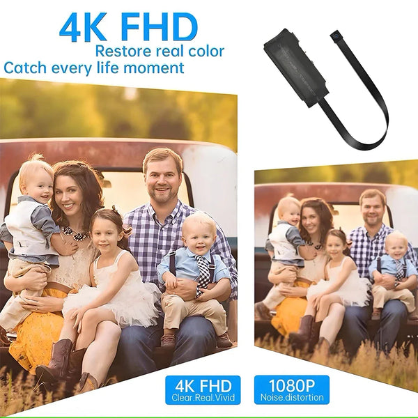 4KHD mini WiFi camera with remote viewing, mobile detection and other functions, home DIY nanny style wireless HD camera by stepyours.com
