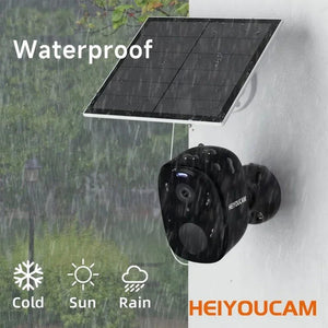 NOCCLILI Wireless Outdoor Security Camera - 2K Battery Powered WiFi Motion Siren - stepyours.com