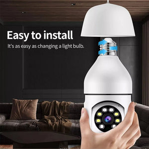 E27 WiFi 1080P Security Camera With Full Color Night Vision And Human Tracking - stepyours.com
