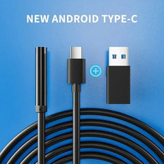 7.0mm Type C Endoscope Camera IP67 Waterproof Borescope With 6 LEDs Android PC - stepyours.com