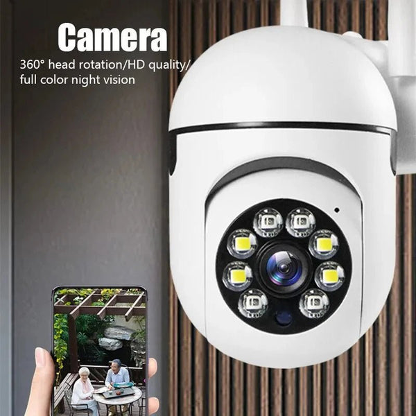 1080P HD PTZ WiFi IP Camera Outdoor Night Vision Waterproof CCTV Surveillance - stepyours.com