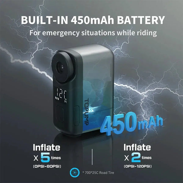 Topump PRO Mini Bike Inflator — product view 6
