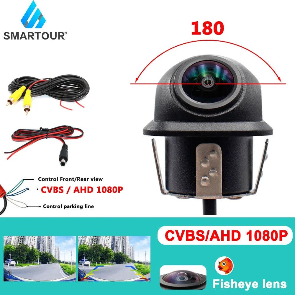 Smartour CCD Fisheye Car Camera AHD 1080P Reversing Rear View Night Vision - stepyours.com