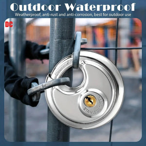 Stainless Padlock - Heavy Duty Security — product view 4