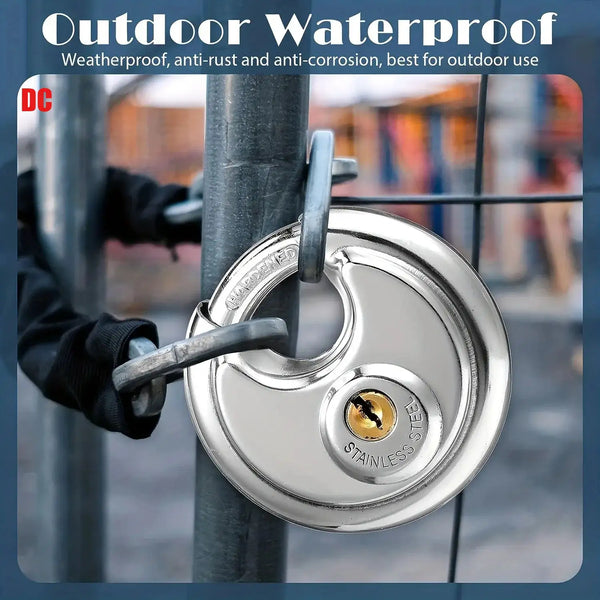 Stainless Padlock - Heavy Duty Security — product view 4